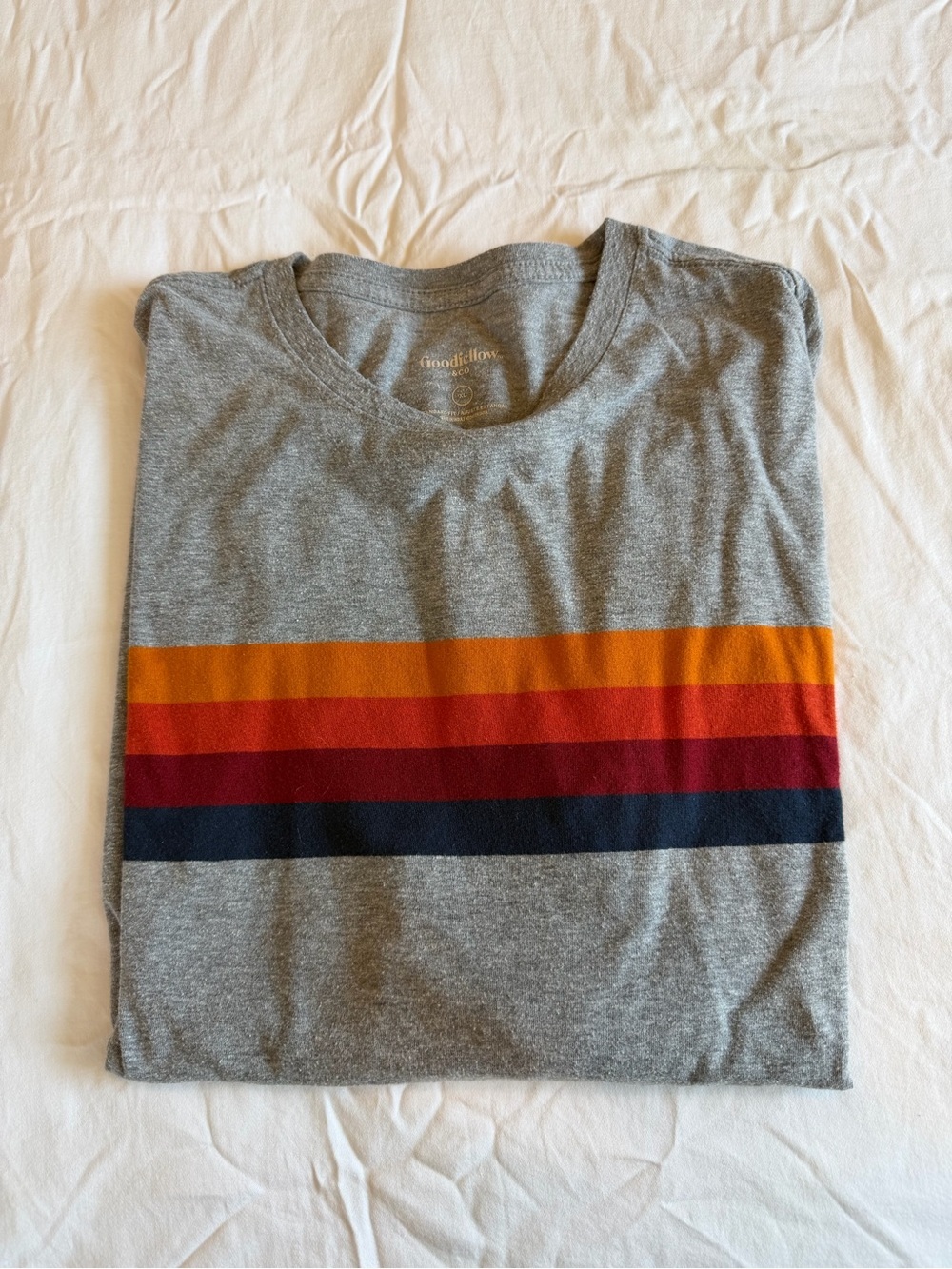 Goodfellow & Co Gray Crew Neck T-Shirt
